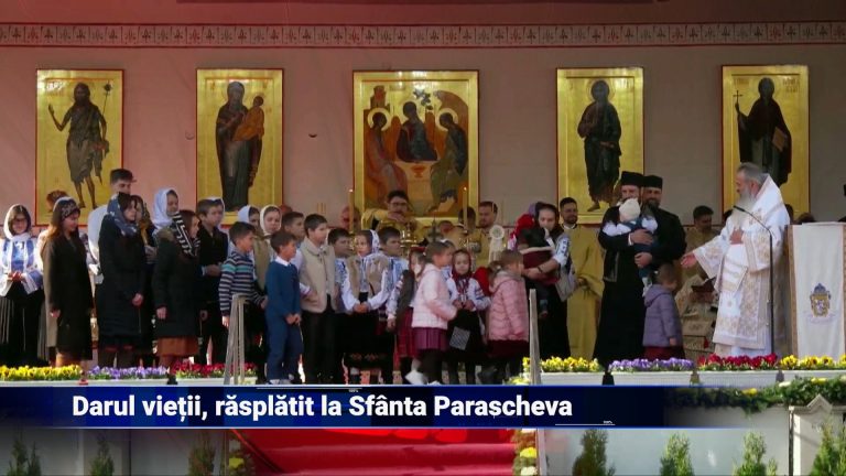 Darul vieții, răsplătit la Sfânta Parascheva