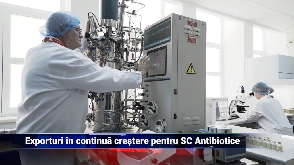 Exporturi în continuă creștere pentru SC Antibiotice