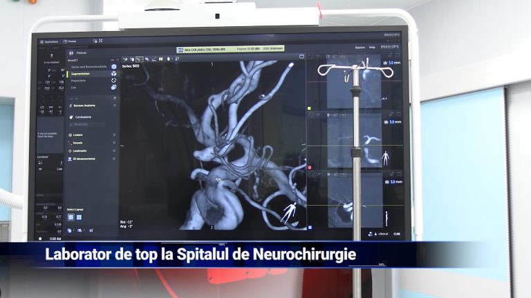 Laborator de top la Spitalul de Neurochirurgie