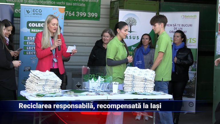 Reciclarea responsabilă, recompensată la Iași