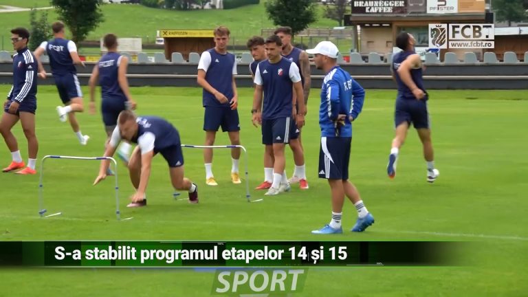 S-A STABILIT PROGRAMUL ETAPELOR 14 ȘI 15