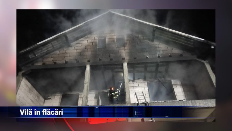 Vilă în flăcări