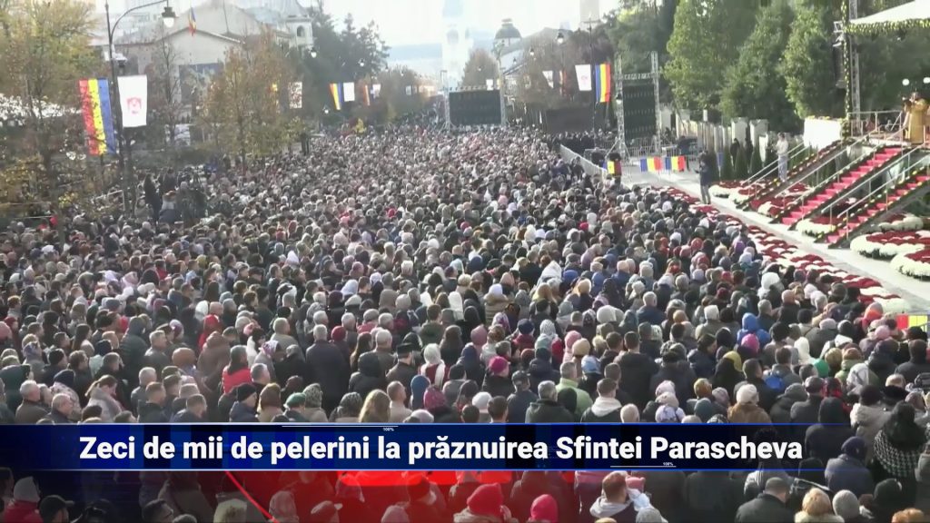 Zeci de mii de pelerini la prăznuirea Sfintei Parascheva