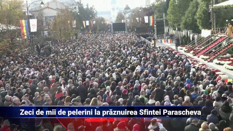 Zeci de mii de pelerini la prăznuirea Sfintei Parascheva