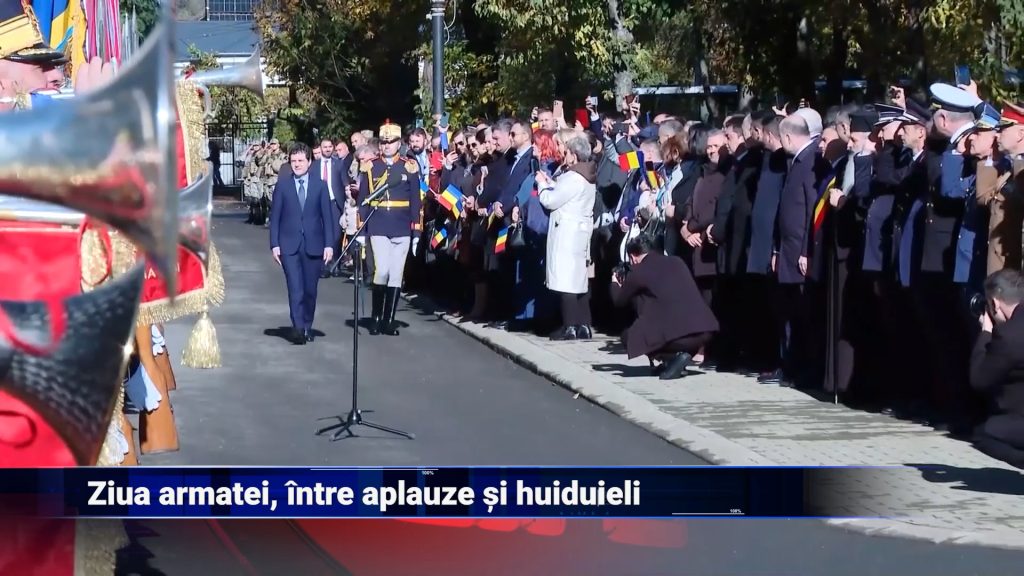 Ziua Armatei, între aplauze și huiduieli
