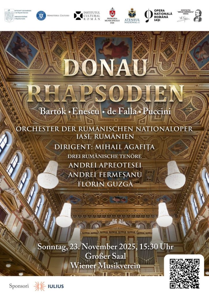Opera Iași va susține un spectacol într-una dintre cele mai celebre săli ale lumii!
