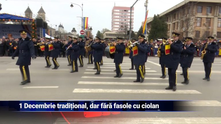 1 Decembrie tradițional, dar fără fasole cu ciolan
