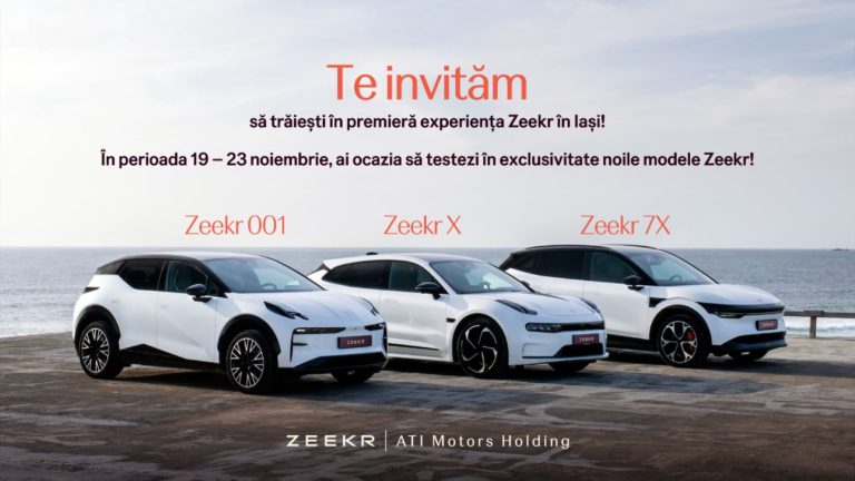 ATI Motors Holding aduce în premieră ZEEKR la Iași