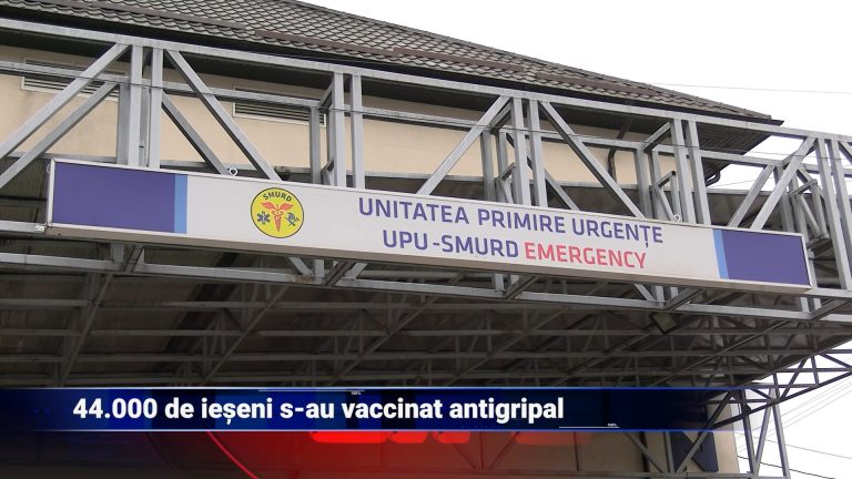 44.000 de ieșeni s-au vaccinat antigripal