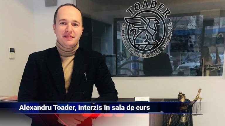 Alexandru Toader, interzis în sala de curs