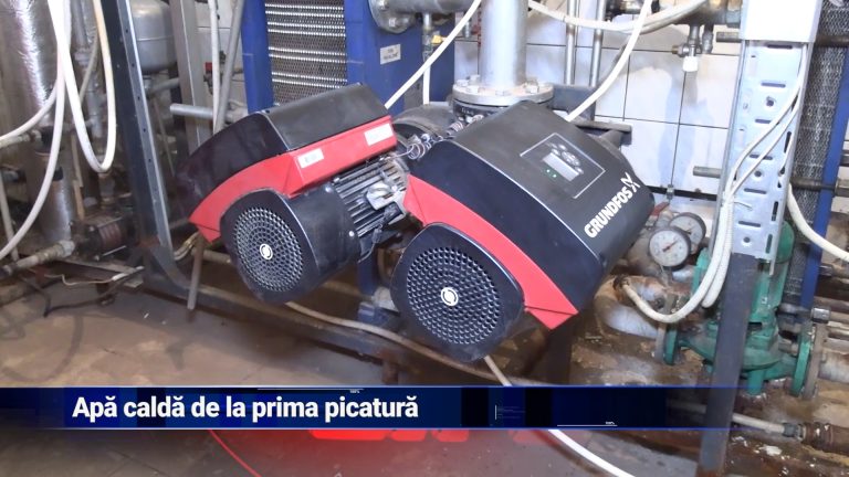 Apa caldă de la prima picătură