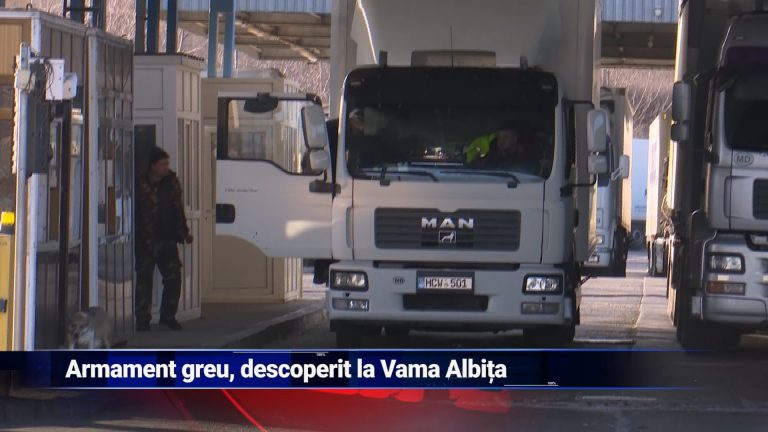 Armament greu, descoperit la Vama Albița