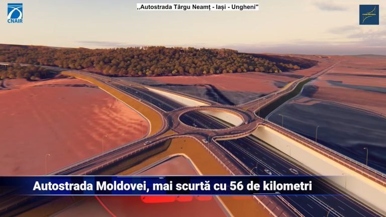 Autostrada Moldovei, mai scurtă cu 56 de kilometri