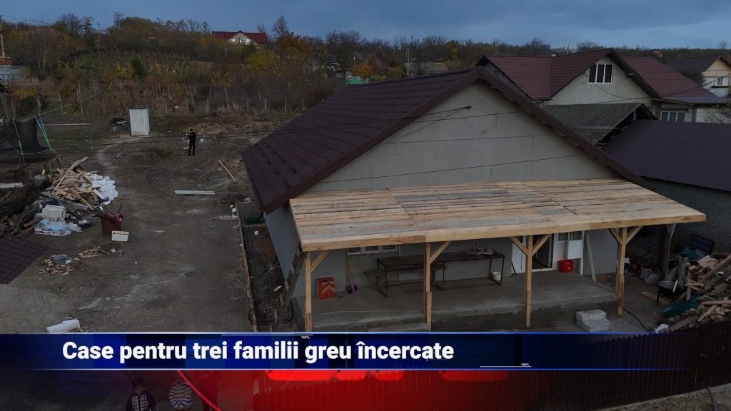 Case pentru trei familii greu încercate