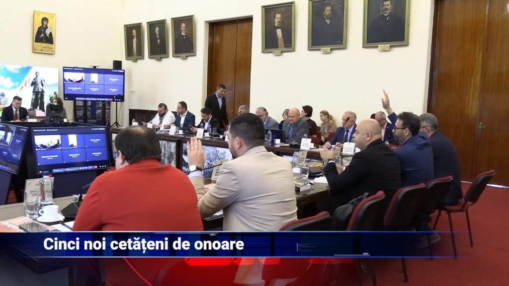 Cinci noi „Cetățeni de Onoare”