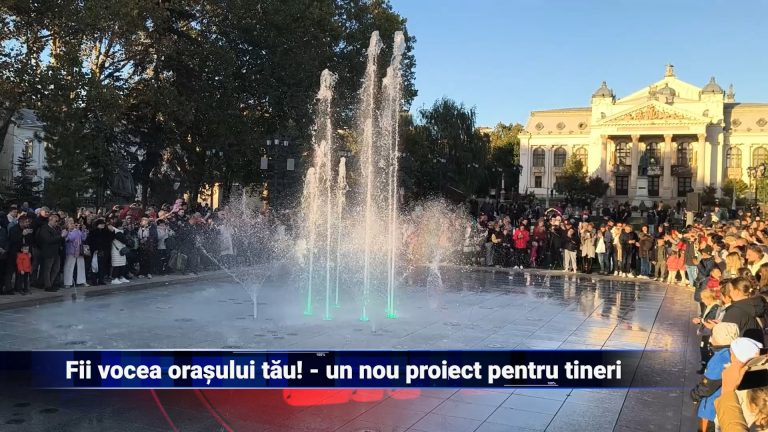 „Fii vocea orașului tău!” – un nou proiect pentru tineri