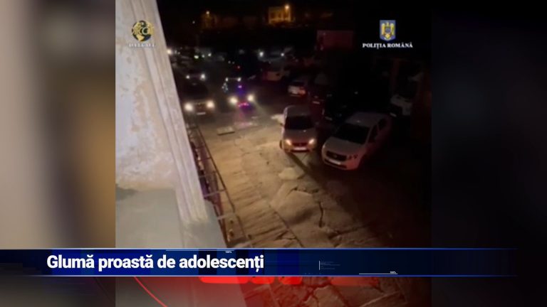 Glumă proastă de adolescent