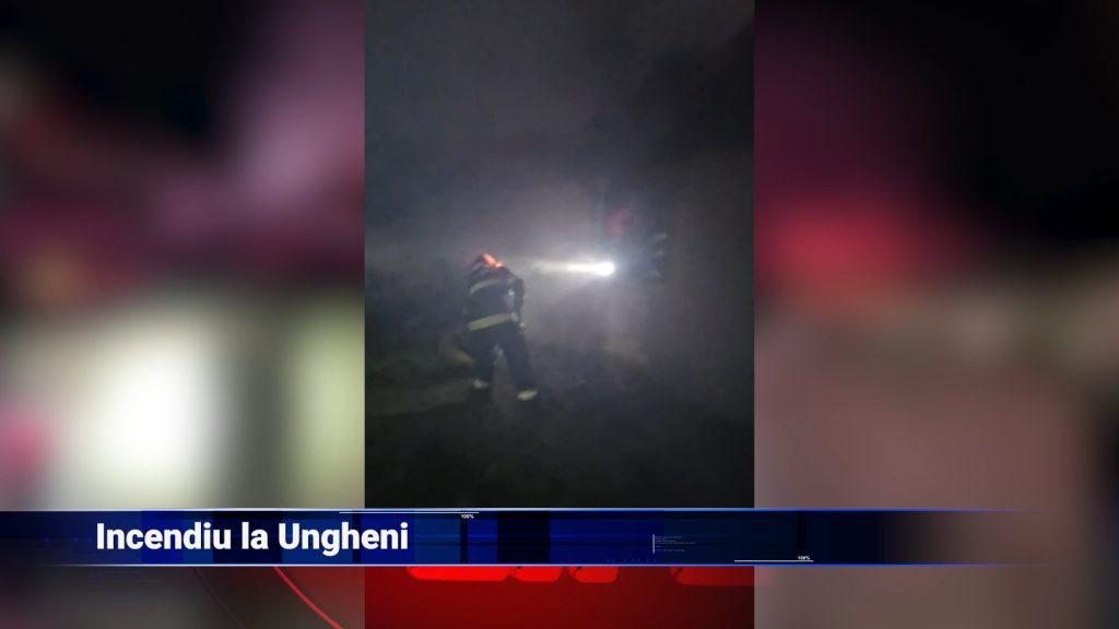 Incendiu la Ungheni