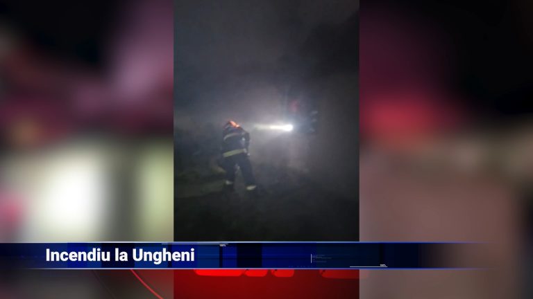 Incendiu la Ungheni