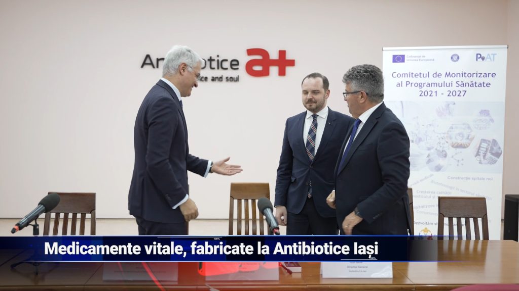 Medicamente vitale, fabricate la Antibiotice Iași