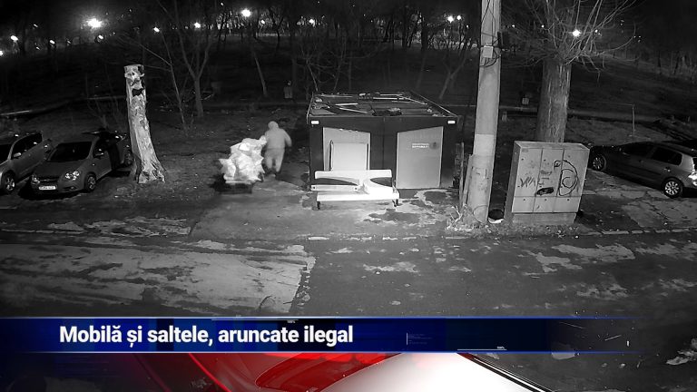 Mobilă și saltele, aruncate ilegal