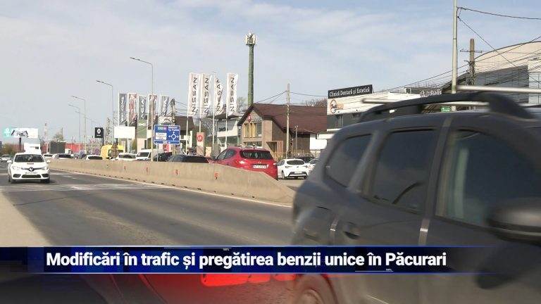 Modificări în trafic și pregătirea benzii unice în Păcurari