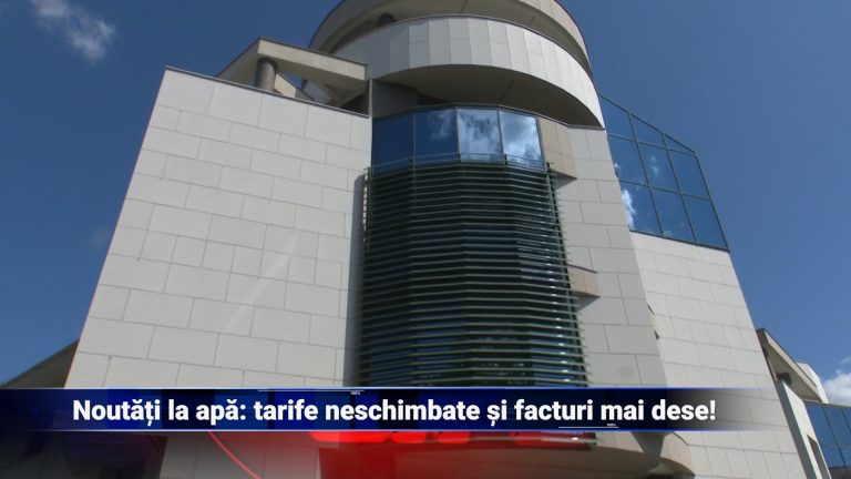 Noutăți la apă: tarife neschimbate și facturi mai dese!