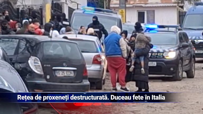 Rețea de proxeneți destructurată. Duceau fete în Italia