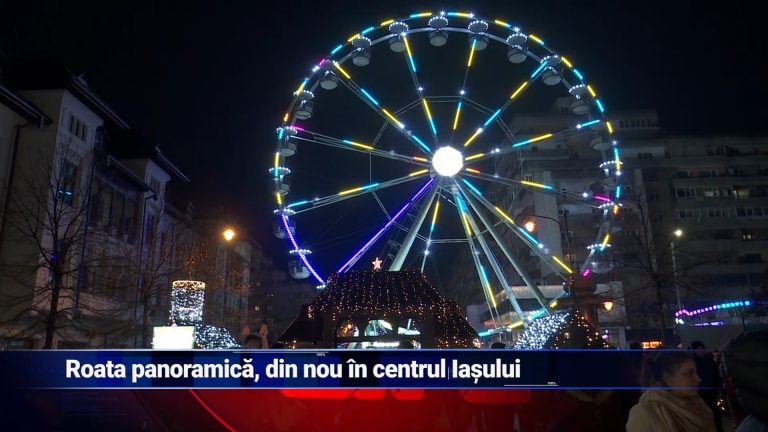 Roata panoramică, din nou în centrul Iașului