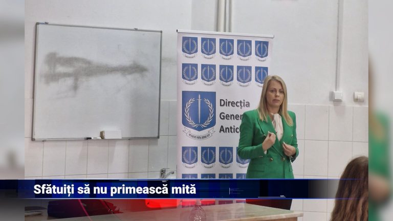 Sfătuiți să nu primească mită