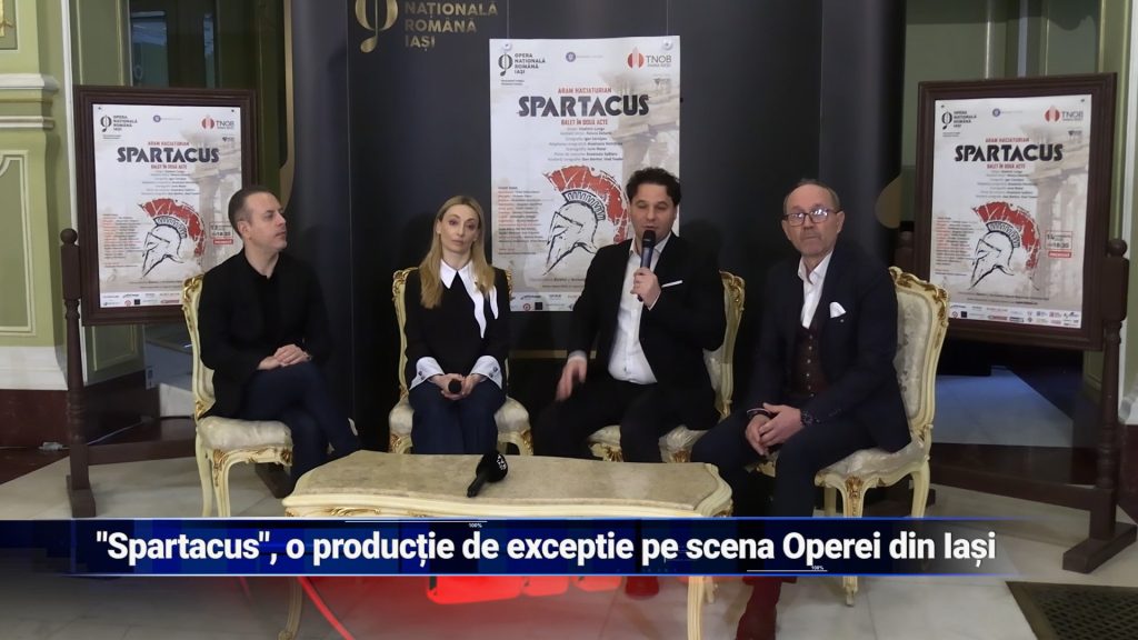 „Spartacus”, o producție de excepție pe scena Operei din Iași