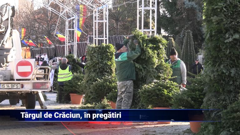 Târgul de Crăciun, în pregătiri