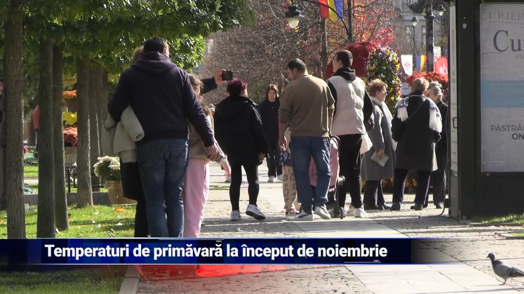 Temperaturi de primăvară la început de noiembrie