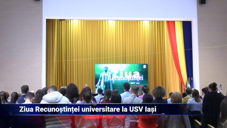 Ziua Recunoștinței universitare la USV Iași