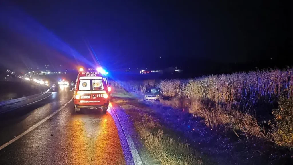 Accident cu trei mașini în Bălțătești: O fetiță de 7 ani a ajuns la spital