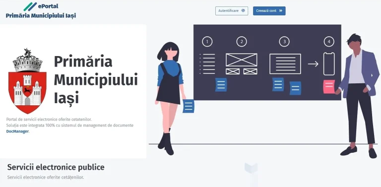Primăria Iași introduce ePortal, platforma care primește documente mari online