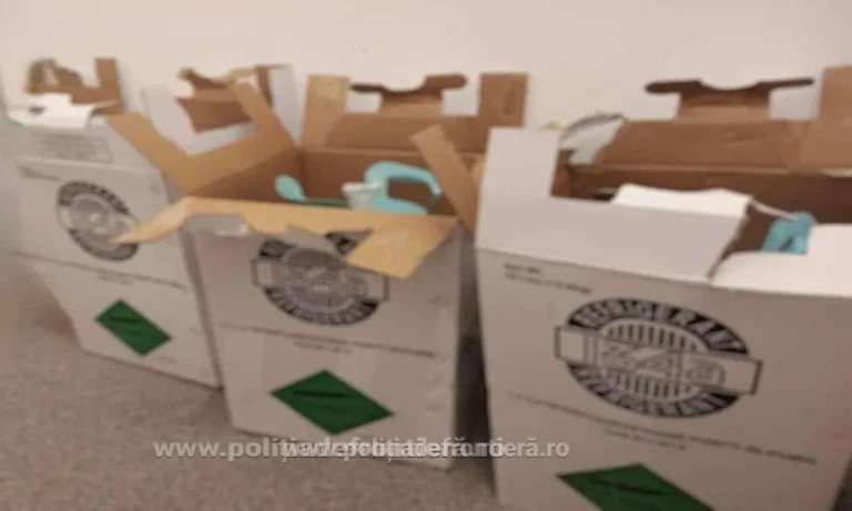 Freon ilegal descoperit în microbuz. Șoferul, oprit la vamă