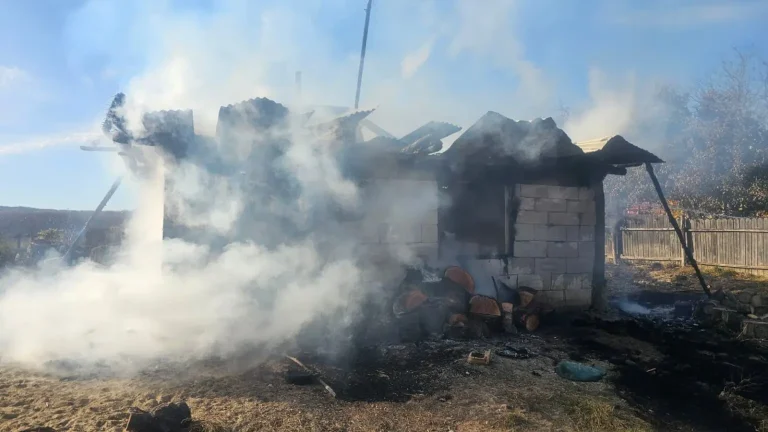 Incendiu la o locuință din comuna Ciurea