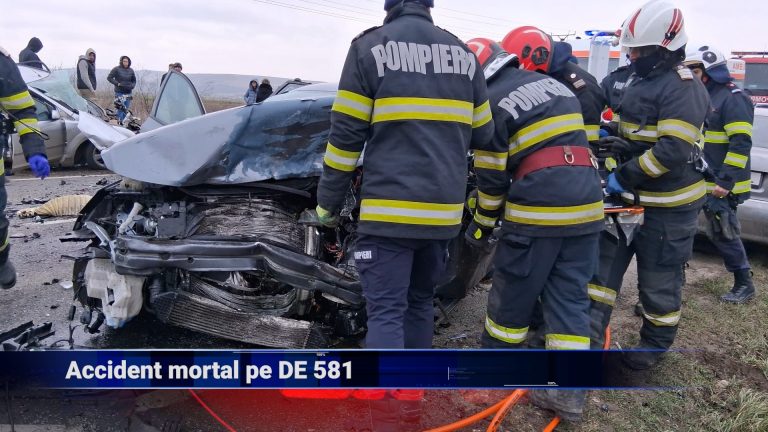 Accident mortal pe DE 581
