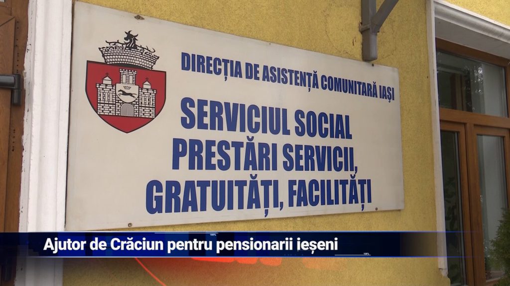 Ajutor de Crăciun pentru pensionarii ieșeni