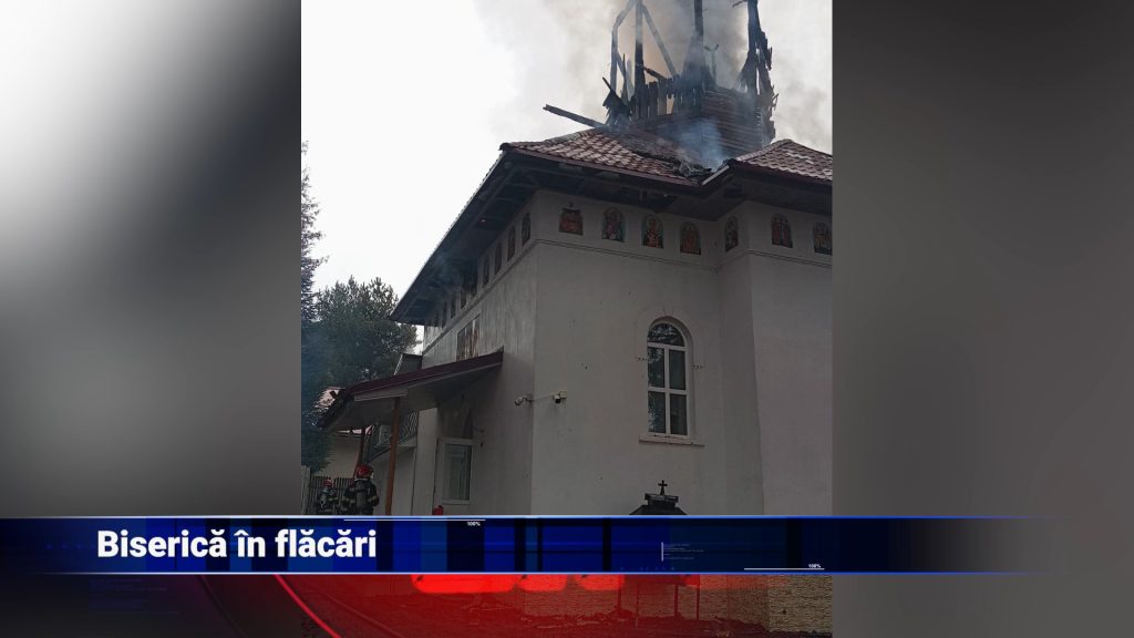 Biserică în flăcări