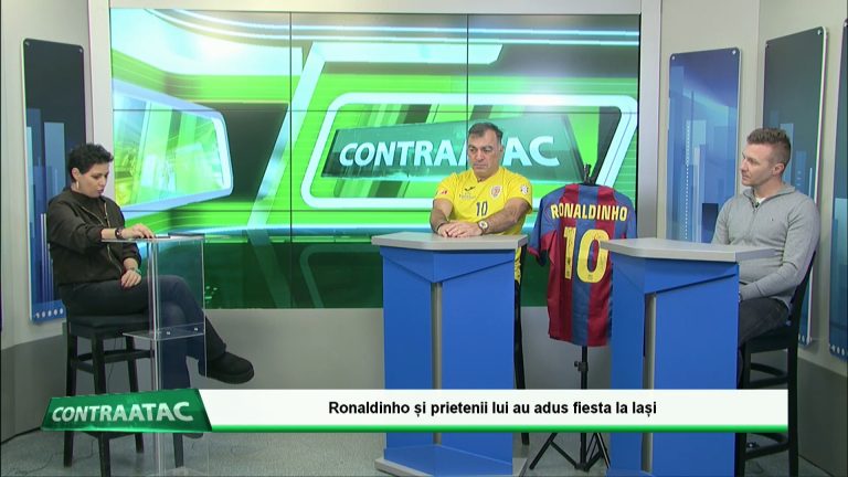 CONTRAATAC / Ronaldinho și prietenii lui au adus fiesta la Iași