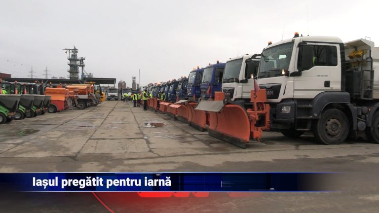 Iașul, pregătit pentru iarnă