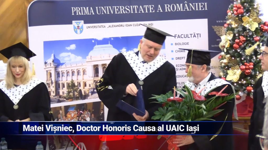 Matei Vișniec, Doctor Honoris Causa al UAIC