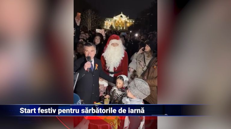 Start festiv pentru sărbătorile de iarnă