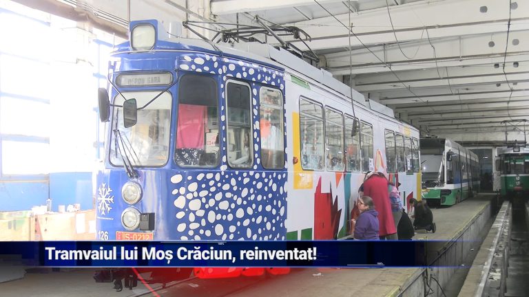 Tramvaiul lui Moş Crăciun, reinventat!