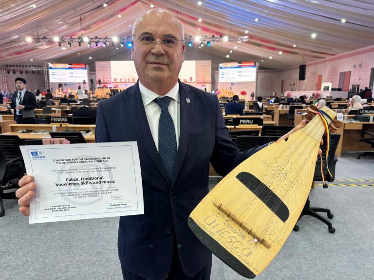 Maricel Popa, martor al unui moment istoric: Cobza de la Iași, validată UNESCO