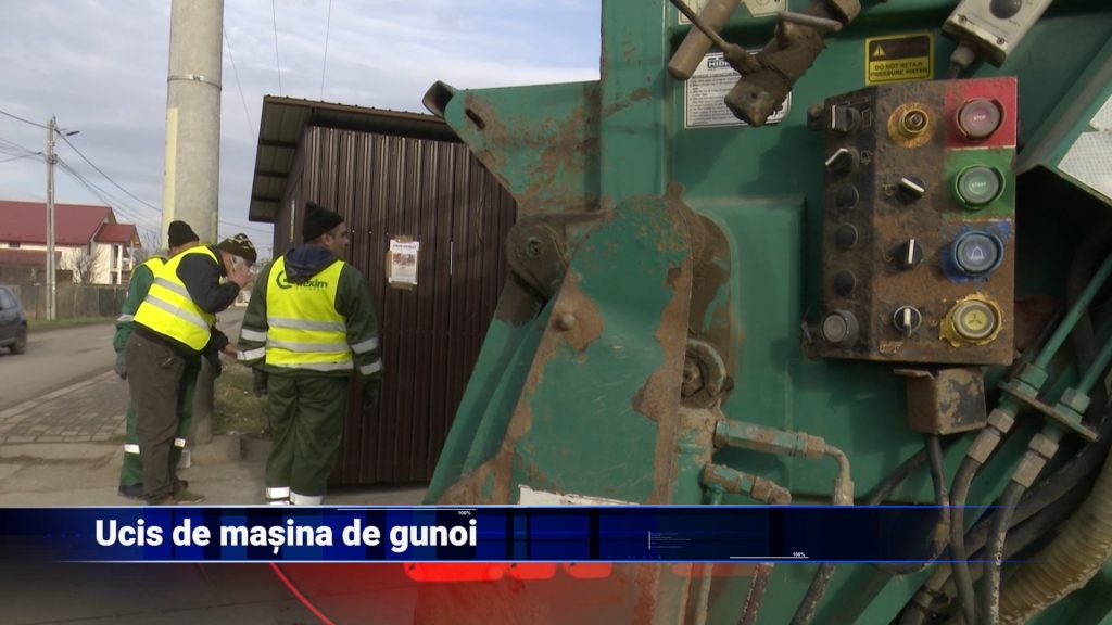 Ucis de maşina de gunoi