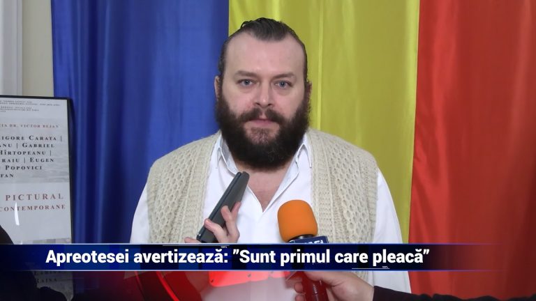 Apreotesei avertizează: „Sunt primul care pleacă”