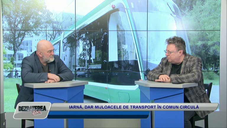 DEZBATEREA ZILEI / IARNĂ, DAR MIJLOACELE DE TRANSPORT ÎN COMUN CIRCULĂ